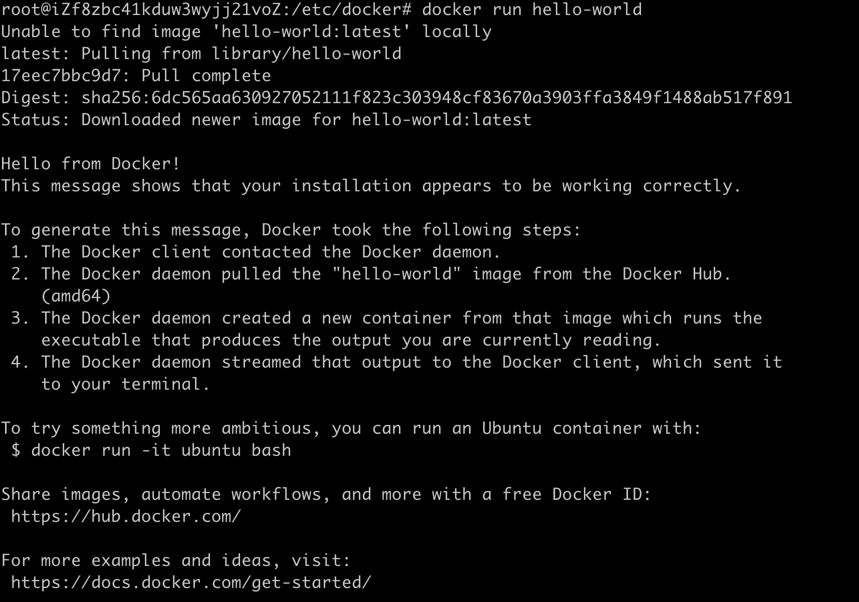 docker-run-hello-world